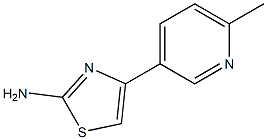 4-(6-methylpyridin-3-yl)thiazol-2-amine Struktur