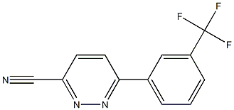 6-(3-(trifluoromethyl)phenyl)pyridazine-3-carbonitrile