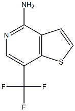 7-(trifluoromethyl)thieno[3,2-c]pyridin-4-amine Struktur