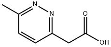 2-(6-methylpyridazin-3-yl)acetic acid Struktur