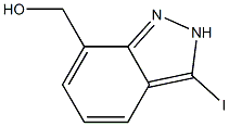 (3-Iodo-2H-indazol-7-yl)-methanol Struktur