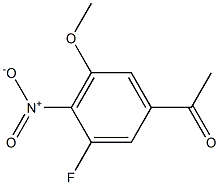 1-(3-Fluoro-5-methoxy-4-nitro-phenyl)-ethanone Struktur