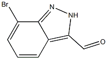 7-Bromo-2H-indazole-3-carbaldehyde Struktur