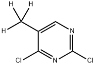 2,4-Dichloro-5-(methyl-d3)-pyrimidine Struktur