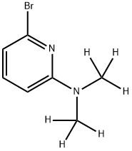 2-Bromo-6-(dimethylamino-d6)-pyridine Struktur