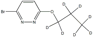 3-Bromo-6-(n-propoxy-d7)-pyridazine Struktur