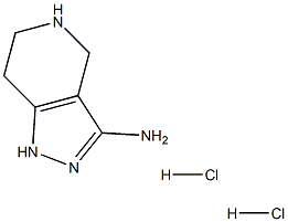 1H,4H,5H,6H,7H-pyrazolo[4,3-c]pyridin-3-amine dihydrochloride Struktur