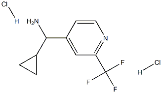 環(huán)丙基(2-(三氟甲基)吡啶-4-基)甲胺二鹽酸鹽, 2197054-13-8, 結(jié)構(gòu)式