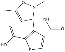 methyl 3-(5-methylisoxazole-3-carboxamido)thiophene-2-carboxylate Struktur