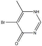 5-Bromo-6-methyl-1H-pyrimidin-4-one Struktur