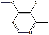 5-Chloro-4-methoxy-6-methyl-pyrimidine Struktur