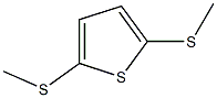 2,5-bis(methylthio)thiophene Struktur