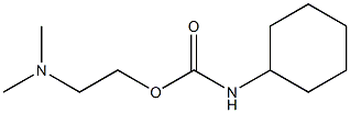 2-(DIMETHYLAMINO)ETHYL N-CYCLOHEXYLCARBAMATE Struktur