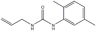 1-ALLYL-3-(2,5-XYLYL)UREA Struktur