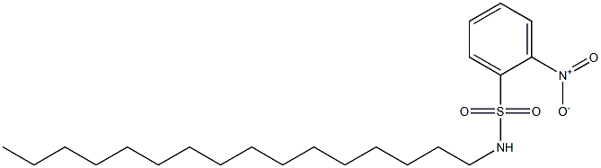 N-HEXADECYL-2-NITROBENZENESULFONAMIDE Struktur