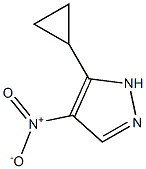 5-cyclopropyl-4-nitro-1H-pyrazole Struktur