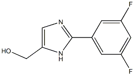 [2-(3,5-Difluoro-phenyl)-3H-imidazol-4-yl]-methanol Struktur