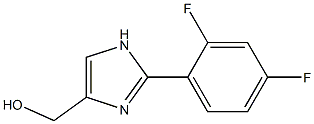 [2-(2,4-Difluoro-phenyl)-1H-imidazol-4-yl]-methanol Struktur