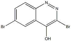 3,6-Dibromo-cinnolin-4-ol Struktur