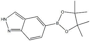 5-(4,4,5,5-Tetramethyl-[1,3,2]dioxaborolan-2-yl)-2H-indazole Struktur