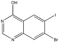 7-Bromo-6-iodo-quinazolin-4-ol Struktur