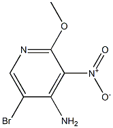 5-Bromo-2-methoxy-3-nitro-pyridin-4-ylamine Struktur