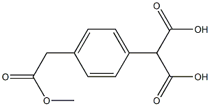 2-(4-(2-methoxy-2-oxoethyl)phenyl)malonic acid