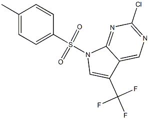 2-chloro-7-tosyl-5-(trifluoromethyl)-7H-pyrrolo[2,3-d]pyrimidine