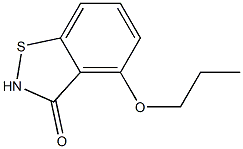 4-propoxybenzo[d]isothiazol-3(2H)-one Struktur