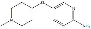 5-(1-methylpiperidin-4-yloxy)pyridin-2-amine Struktur