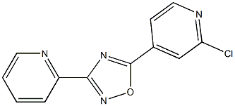 5-(2-chloropyridin-4-yl)-3-(pyridin-2-yl)-1,2,4-oxadiazole