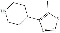 5-methyl-4-(piperidin-4-yl)thiazole Struktur