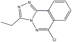 6-chloro-3-ethyl-[1,2,4]triazolo[3,4-a]phthalazine Struktur