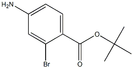 4-Amino-2-bromo-benzoic acid tert-butyl ester Struktur