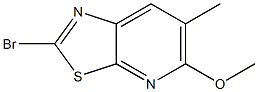 2-Bromo-5-methoxy-6-methyl-thiazolo[5,4-b]pyridine Struktur