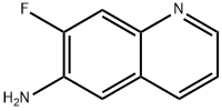 7-fluoroquinolin-6-amine Struktur