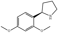 1-((2R)PYRROLIDIN-2-YL)-2,4-DIMETHOXYBENZENE Structure