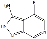 4-Fluoro-2H-pyrazolo[3,4-c]pyridin-3-ylamine Struktur