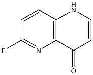 6-Fluoro-1H-[1,5]naphthyridin-4-one Struktur