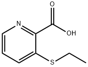 3-(乙硫基)鄰吡啶甲酸 結(jié)構(gòu)式