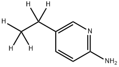 2-Amino-5-(ethyl-d5)-pyridine Struktur