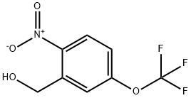 (2-nitro-5-(trifluoromethoxy)phenyl)methanol Struktur