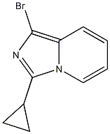 1-bromo-3-cyclopropylimidazo[1,5-a]pyridine Struktur