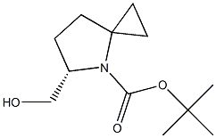 TERT-BUTYL (S)-5-(HYDROXYMETHYL)-4-AZASPIRO[2.4]HEPTANE-4-CARBOXYLATE Struktur