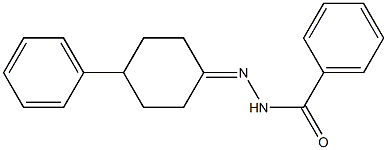 N'-(4-phenylcyclohexylidene)benzohydrazide Struktur