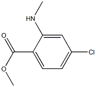 4-Chloro-2-methylaminobenzoic acid methyl ester Struktur