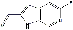 5-Fluoro-1H-pyrrolo[2,3-c]pyridine-2-carbaldehyde Struktur