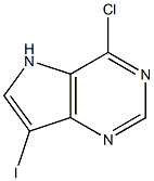 4-Chloro-7-iodo-5H-pyrrolo[3,2-d]pyrimidine Struktur