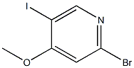 2-Bromo-5-iodo-4-methoxypyridine Struktur