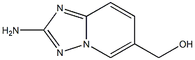 (2-Amino-[1,2,4]triazolo[1,5-a]pyridin-6-yl)methanol Struktur